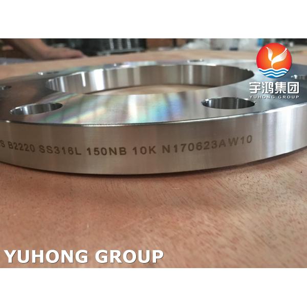 JIS B2220 SS316L SO Raised Face，Flat Face Flanges PT Available