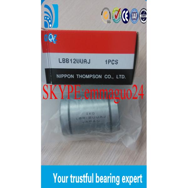 Metric Standard Open Linear Ball Bearing With Multi Column Rows LBB12UUAJ