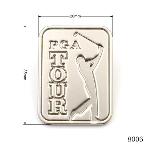 Rectangle Matte Silver Plating Metal Logo Label Plate Custom Engraved Name Plate for Bags