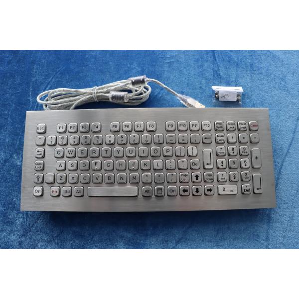 Explosive Proof Panel Mount Keyboard Industrial Stainless Steel Keyboard