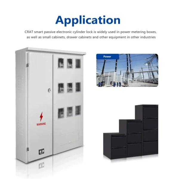 Professional Safe Wireless Waterproof Software Access Control System Cylinder Lock of Cabinet