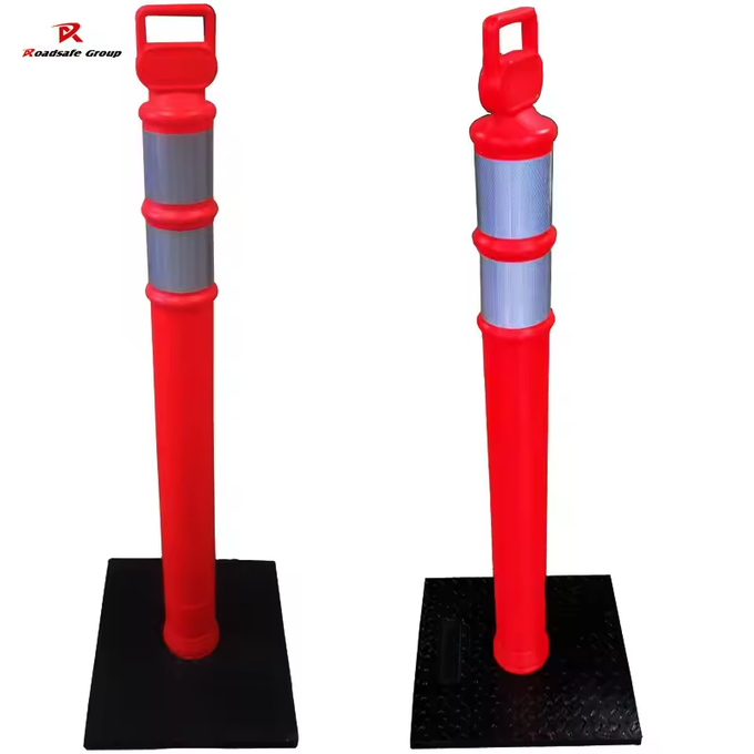 125cm Height Spring Post with Weather-resistant and Durable Material for Road Safety