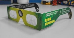China Eco Paper Solar Eclipse Glasses Sun Glasses / Hony 3d solar eclipse viewing glasses on sale