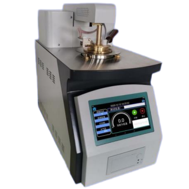 Intelligent Closed Flash Point Tester RT+5℃ ～ 300℃ Electric Ignition PT100 Platinum Resistance ASTM D93