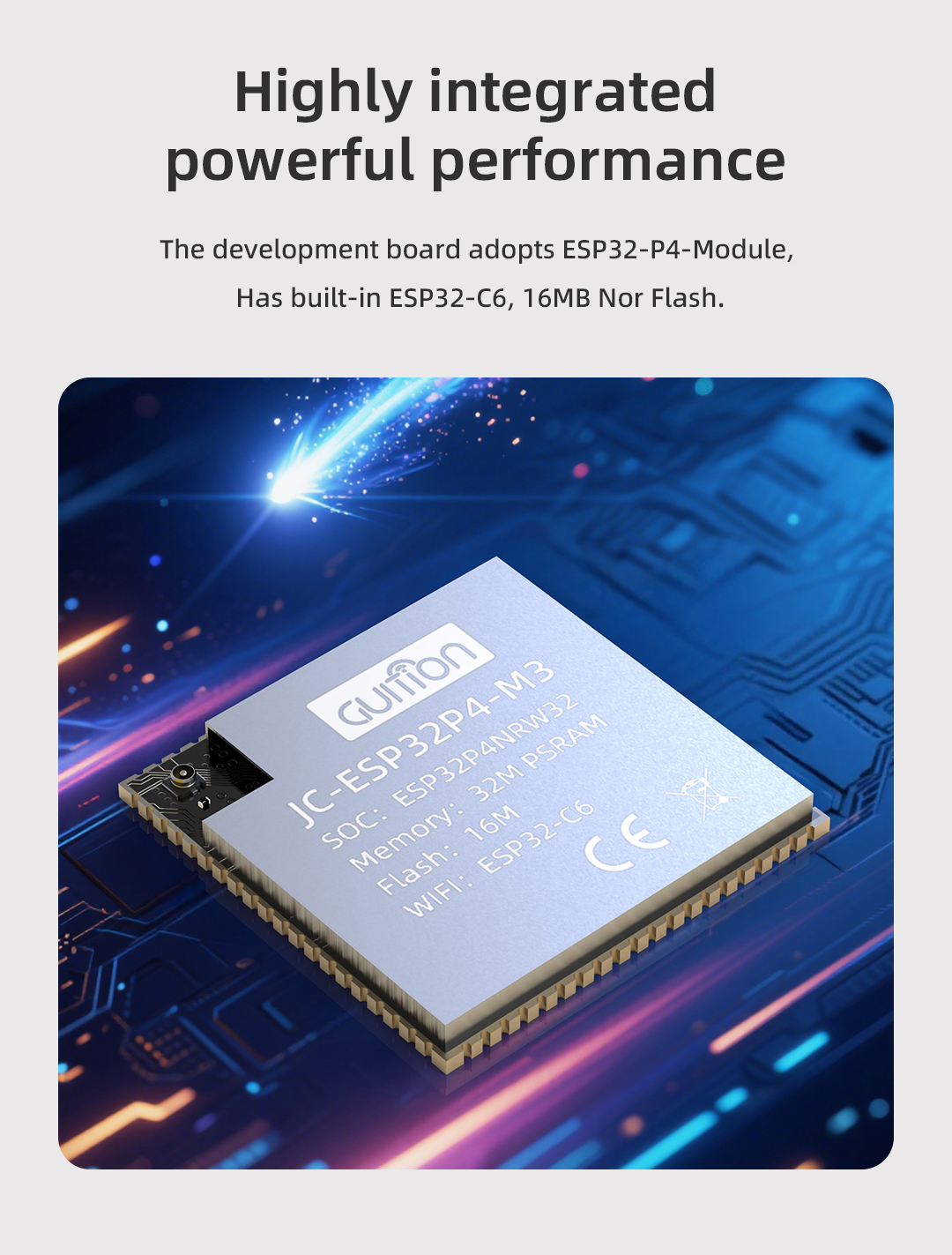 JC-ESP32P4-M3-C6 ESP32-P4 Core Development Board | Ideal for High Performance MCU Evaluation and Application