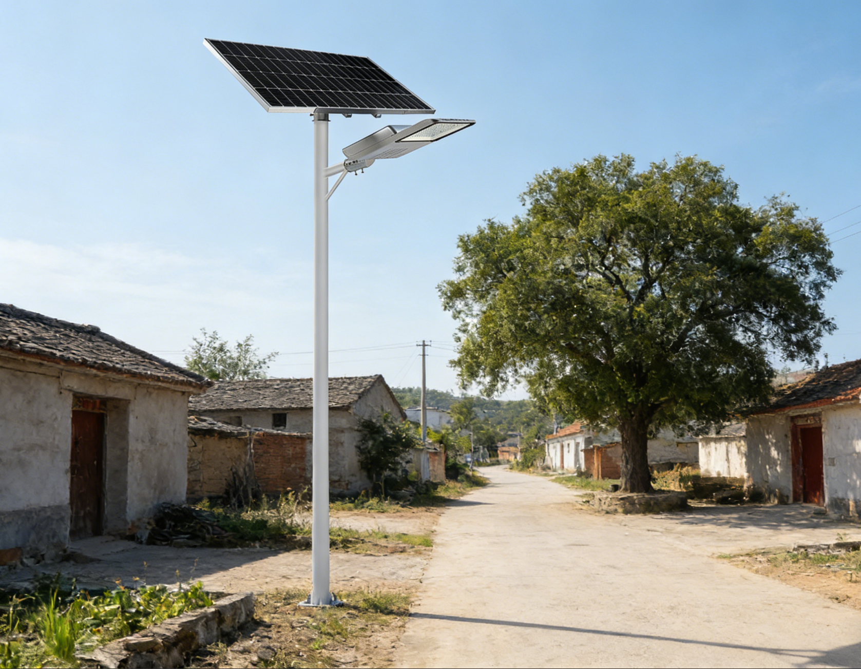 Split Type Solar Street Light High Lumen Eco Friendly Easy Installation LED Solar Outdoor Light