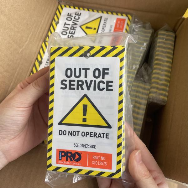 Plastic Tag Double Sided Printing PVC Waterproof Durable Tag For Industrial