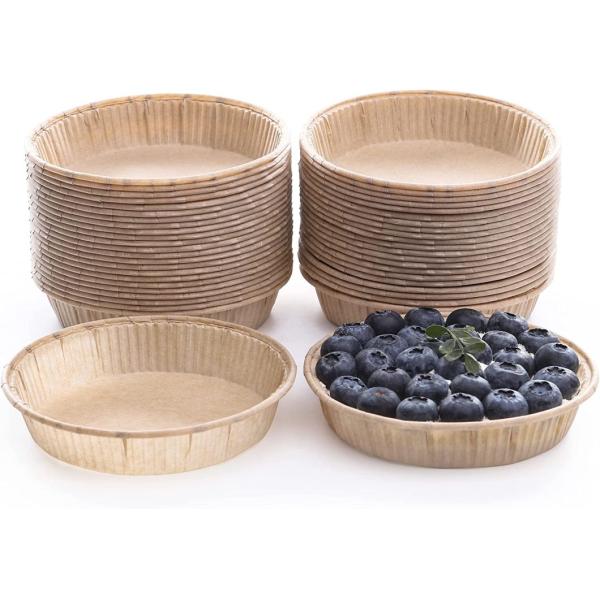 Mini Baking Paper Pie Pan Tart Mold Pie Wood Pulp