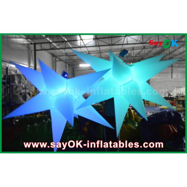 Durable Inflatable Lighting Decoration , Inflatable Star With Led Light