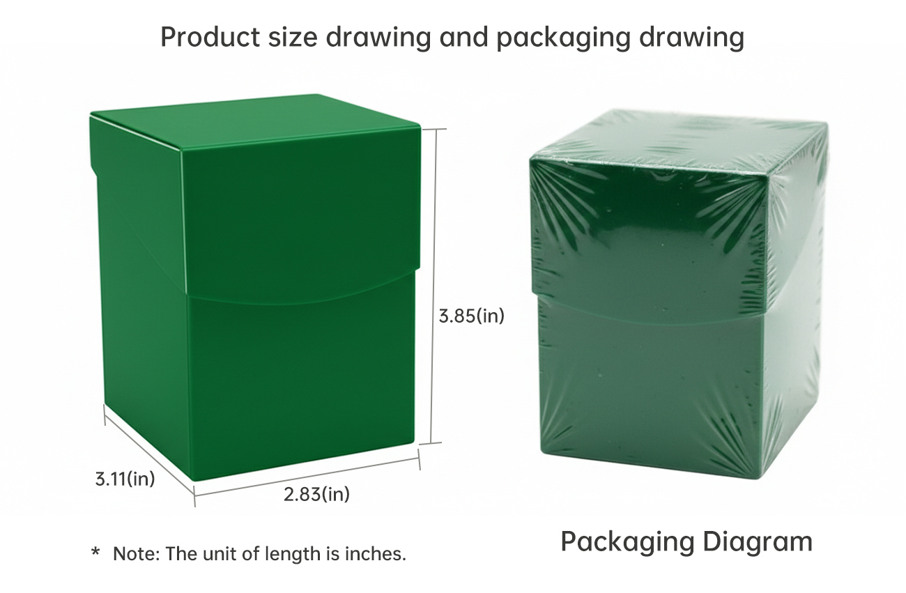 Custom PP Plastic Card Box Durable Eco-Conscious and Secure Storage Solutions