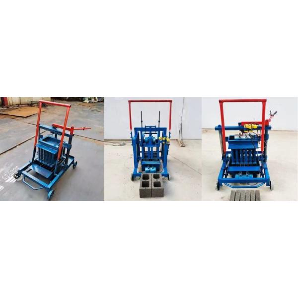 Customized Solid Fly Ash Manual Cement Concrete Brick Moulding Machine Easy Operation