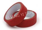 Red Crepe Paper Paper Masking Tape Strong Holding Power / No Adhesive Residue