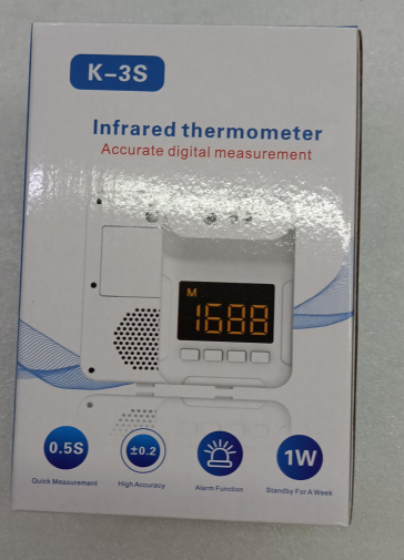 9 Languages Wireless Infrared Temperature Thermometer MK3