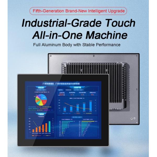 IP65 21.5 Inch Vandal-Proof Rugged Windows Control Capacitive Touchscreens Panel Mount Industrial PC All in One