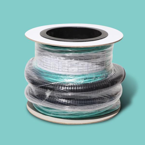 Pre Terminated 3.0mm OM4 Fiber Optic Cable Assemblies LC/UPC-LC/UPC