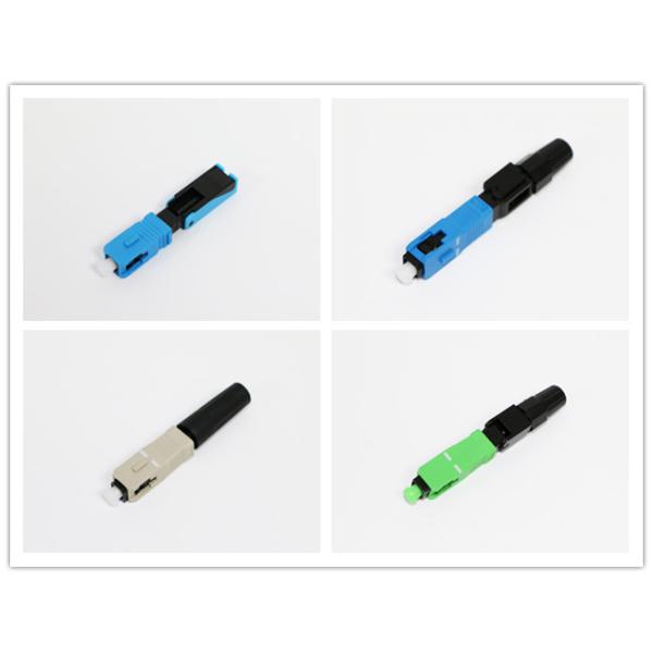 FTTH Cable Simplex Fiber Optic Connector With FC LC SC ST Connectors Multimode