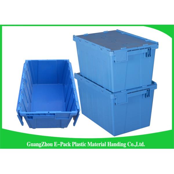 100% New Pp Plastic Attached Lid Containers Moving Storage Light Weight