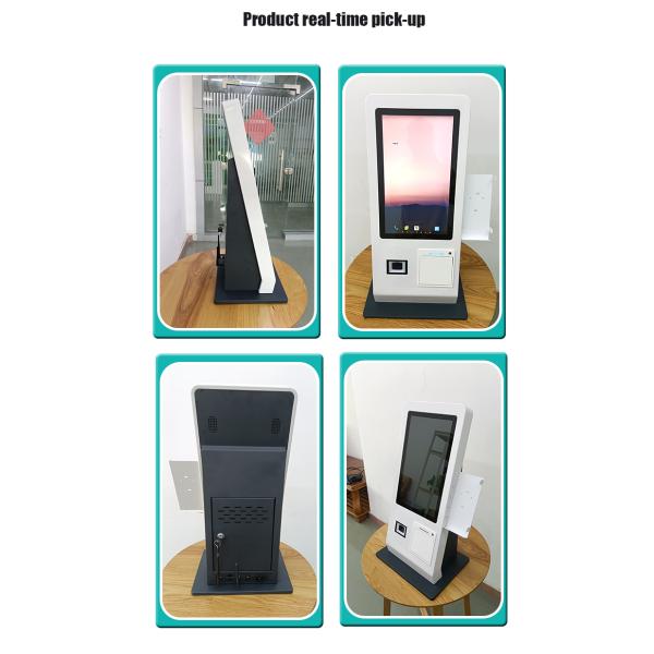 Desktop POS 15.6 Inch Self Service Touch Screen Kiosk With Printer