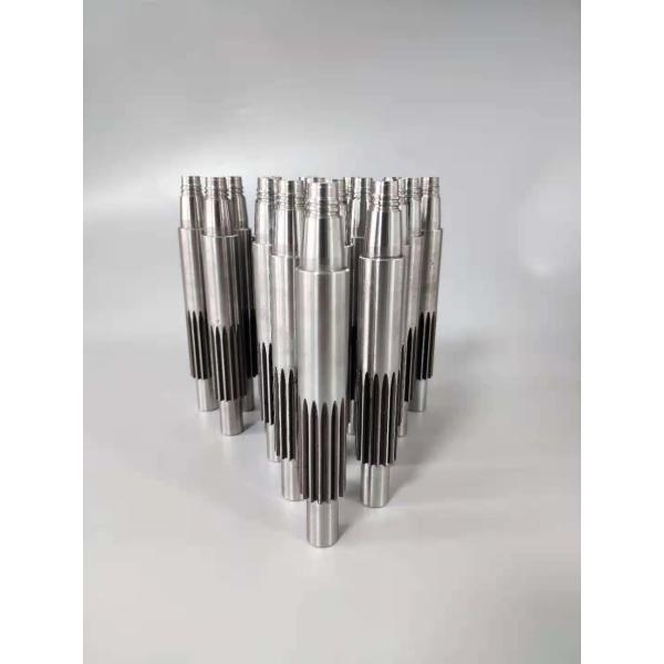 Manufactured plastic mold parts showcasing dimensional accuracy