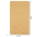 Inkless Rubber Blank Permanent Makeup Tattoo Skin Double Sides