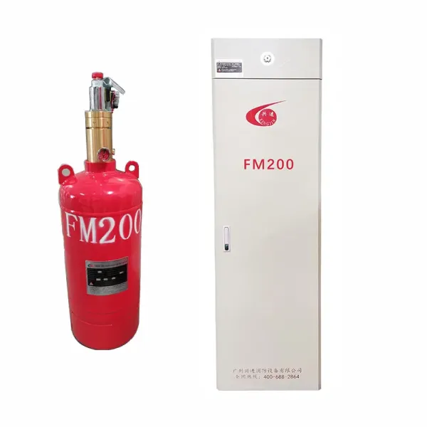 FM200 Fire Suppression System With Automatic Actuation TUV Cabinet SGS ISO CE Certified