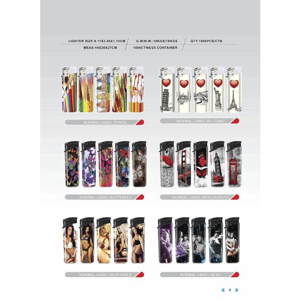 Customizable Disposable Butane Gas Lighter for Electric and Windproof Performance