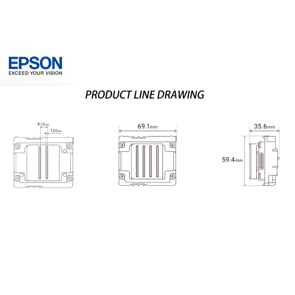 Customized Original I1600 DTF Printer Printhead Quality Digital Printing Machinery Parts for Inkjet Printer I1600 Print Head
