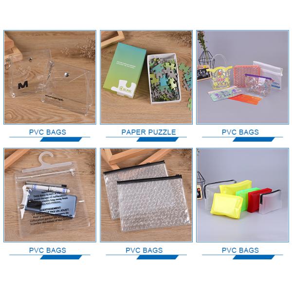 Rectangle Clear Pvc Pencil Case Personalised Square For Kids