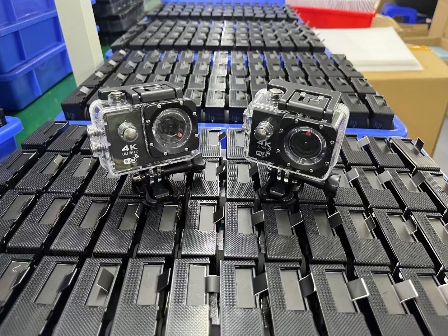 5K Dual Screen Action Camera with MIC EIS Stabilization WiFi Remote Control Waterproof for Outdoor Sports