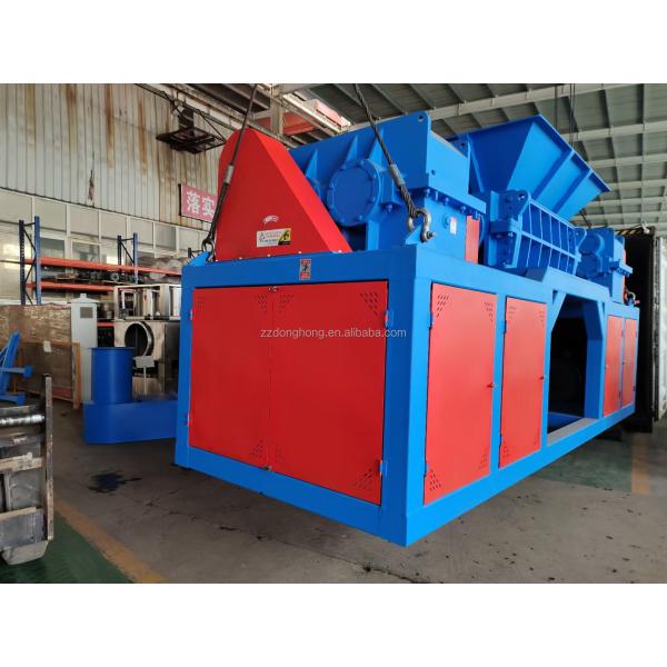 Industrial Shear Plastic Shredder for Multifunctional in Large Solid Waste Production
