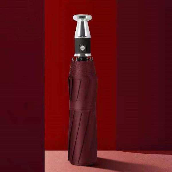 2023 All in 1 Function Custom Designer 3 Fold Windproof Rolls-Royce Handle Umbrella