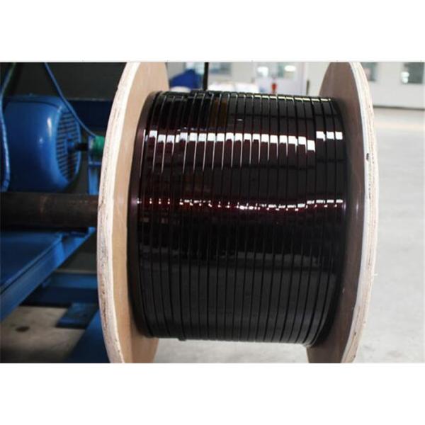 0.02 - 1.8mm Enamel Coated Copper Wire Super Thin Flat / Rectangular Magnet Copper Wire