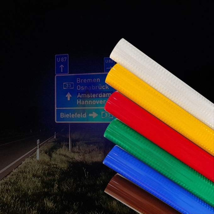 Reliable Visibility Engineer Grade Prismatic Reflective Sheeting for Traffic Signage