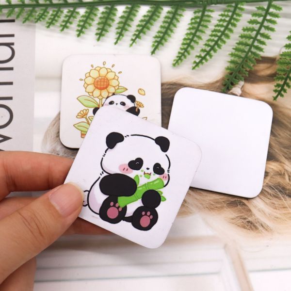 PU Leather Blank Sublimation Magnets Custom Photo Tourist Souvenir Refrigerator Magnets