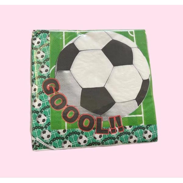 Custom Logo Multicolor Printed Disposable Table Napkin Tissue Serviette Paper Napkins