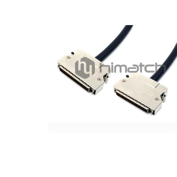 68 Pin SCSI Data Cable Assembly 1m / 2m / 3m / 5m For Communication Base Station