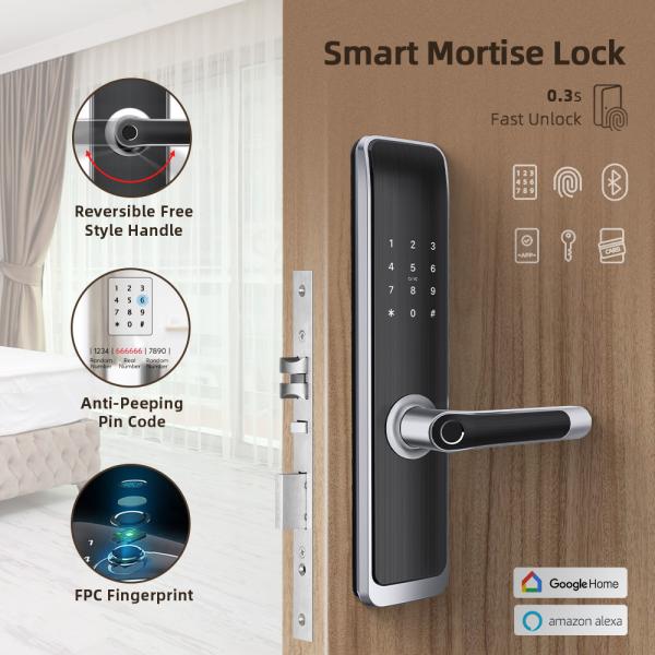 Security MF1 Card Electronic Password Door Lock Waterproof