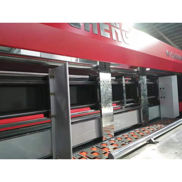 4 Color Bottom Printer Slotter Die Cutter Gluer Bundler Inline Automatic