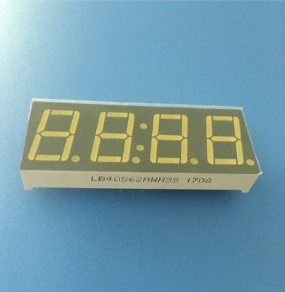 Ultra Bright White 4 Digit 0.56" Common Anode 7 Segment LED Clock Display for Digital Timer