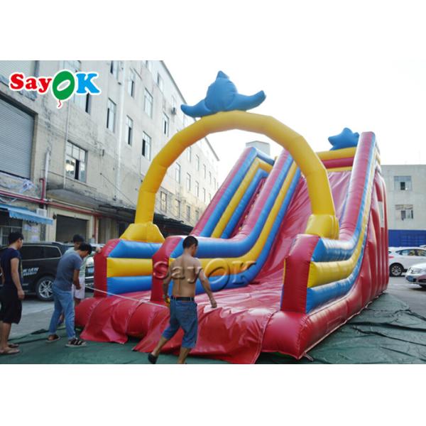 Inflatable Bounce House With Slide Large Inflatable Slide Backyard Kids Commercial Playground Inflatable Water Slide