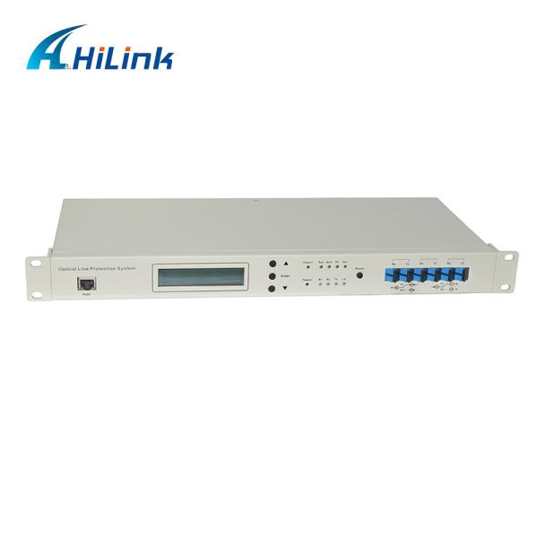 Low Insertion Loss Fiber Optic Wdm OLP Optical Line Protection System LC/UPC Managed Chassis