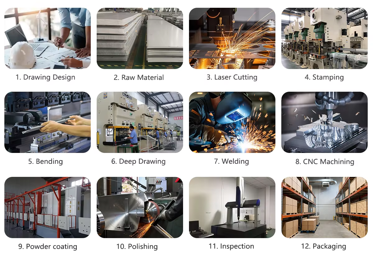 Customized metal sheet stamping processing punching parts machine finishing