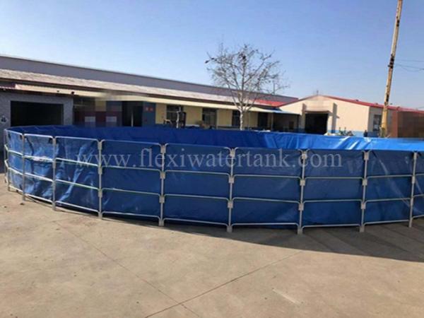 High Quality Tanque Para Acuicultura Portable Water Tank With Pump Pvc Fish Farming Tank