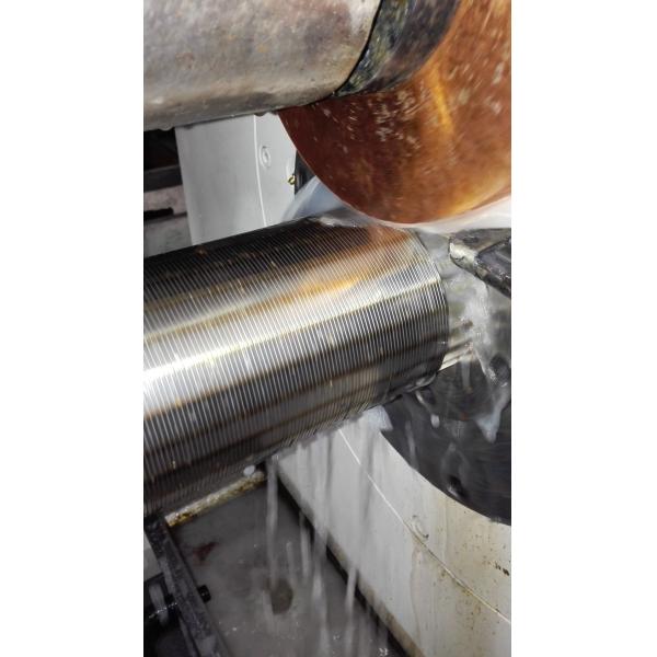 8700MM Length Wedge Welded Wire Mesh Machine Screen Filter In Oil Refining