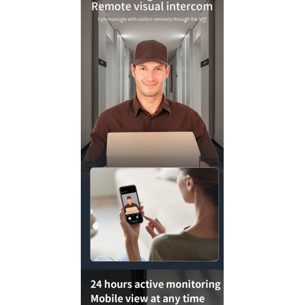 Qleung S959MAX Face Biometric Video Calling Fingerprint Recognition Key Card Tuya App Fully Automatic Smart Door Lock