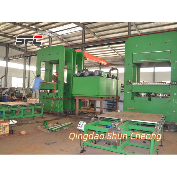 PLC Control Rubber Vulcanizing Press Machine with Customizable Heating Plates and 0-100MPa Pressure Range