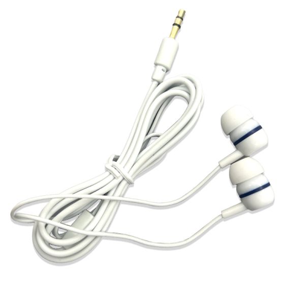 Customization 3.5mm Wired Stereo Earphone Disposable Gift Headphone for Students Airline Bus Frequency Range 20Hz 20KHz