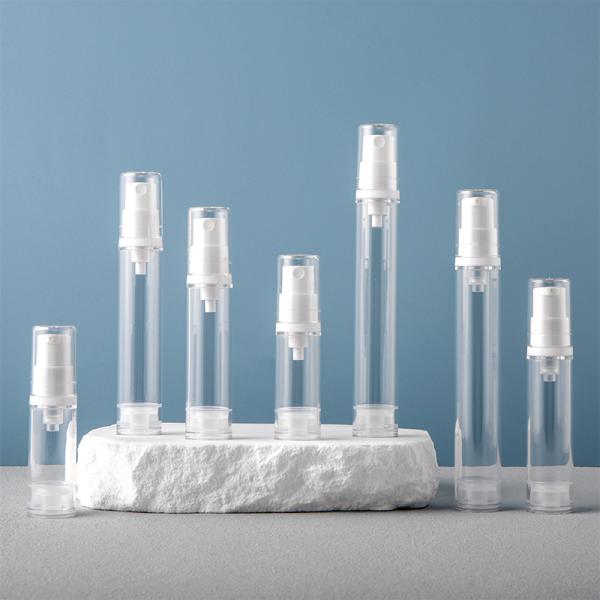 Plastic clear Perfume Sample 5ml 10ml 12ml 15ml Small Sample Perfume Spray Serum Bottle with Box Customize Collar Material PP