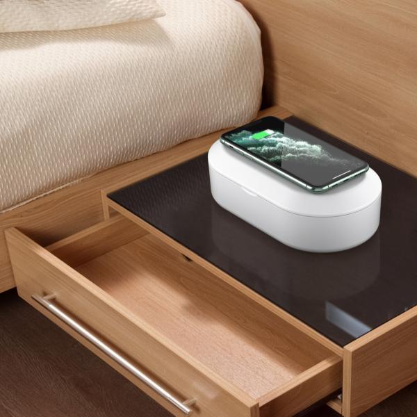 Phone Disinfection 6UVC 15W Wireless Sterilization Box