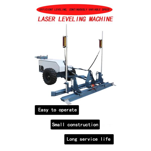 Fully Automatic Vibrating Plate Paving Leveling Machine with Laser System Control